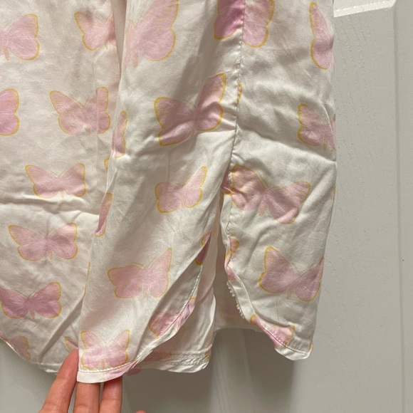 Oliver James Collection White Butterfly Pajama Set - Picture 10 of 15